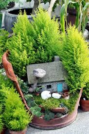 Fairy Mini Garden From Broken Pots