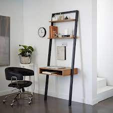 ladder shelf desk