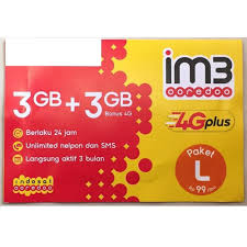 Paket internet im3 super unlimited adalah paket internet yang memberikan anda kecepatan akses data hingga 42 mbps dan tidak ada batas kuota daerah yang sudah dilayani dengan kedua teknologi terbaru indosat itu saat ini adalah jabodetabek, bandung, sukabumi, semarang, jogja, surabaya. Indosat Im3 Ooredoo Freedom Combo L 6gb 3g 4g 3 Bulan Sudah Aktif Jakartanotebook Com