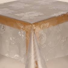 Pvc Tablecloth Clear Rose Embossed