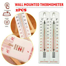 Dagu 2pcs Wall Thermometer Indoor