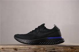 Comfort, cushioned, lightweight, limited edition. Nike Epic React Flyknit Black Racer Blue Aq0067 004 Release 2018 Jordan Debut