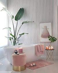 Glam Pink And Gold Bathroom Decor Ideas