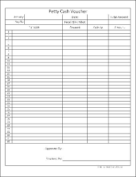 Petty Cash Request Form Example Imprest Template System Of Book