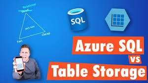 azure sql vs azure table storage you