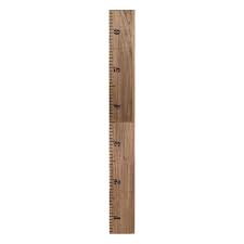 Kate And Laurel Rustic Brown 6 5 Ft Wooden Growth Chart