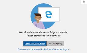 Your incognito windows won't reopen when chrome. Bitte Den Edge Browser Nutzen Windows 10 Warnt Den Nutzer Vor Der Installation Von Google Chrome Gwb