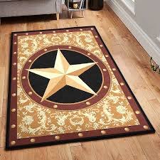 cowboy modern area rugs western star