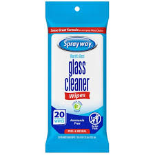 Sprayway Glass Cleaner Wipes 40 Count