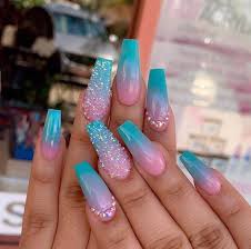 mermaid nail art designs