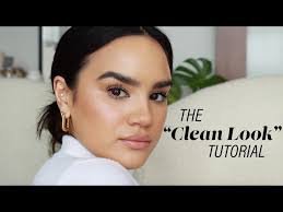 the clean look makeup tutorial this