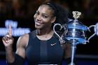 Serena Williams defending her title
