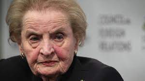 Madeleine Albright im Alter von 84 ...