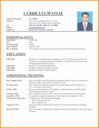 15 Curriculum Vitae About Me Resumesheets