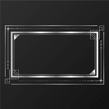 Flat Design Silver Frame Template
