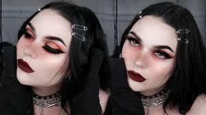 tired goth emo makeup you