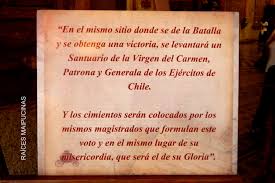 HERMOSA Y SIGNIFICATIVA CONMEMORACIÓN DE LOS 200 AÑOS DE LA PROMESA DEL  PUEBLO DE CHILE A LA VIRGEN DEL CARMEN. »