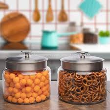 2 Gallon Glass Food Storage Jars