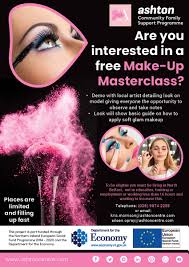 free make up mastercl with our