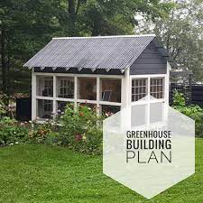 Greenhouse She Shed Building Plan