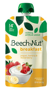 breakfast yogurt banana mixed berry