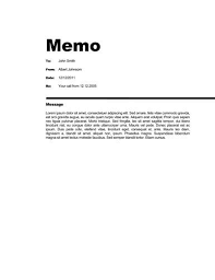Free Business Memo Templates All Templates Are Free To