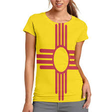 Womens New Mexico State Flag Classic 3d Creative Print T
