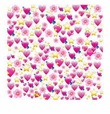 iphone rainbow hearts emoji pink emoji