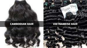 cambodian hair vs vietnamese hair with