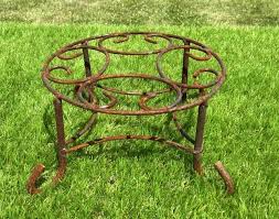 Small Wrought Iron Plant Stand