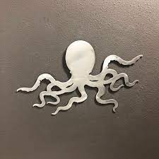 Octopus Aluminum Metal Wall Art