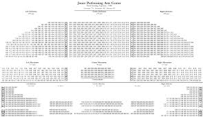 jones performing arts center seating chart