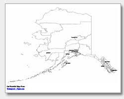 Features a detailed relief color map of the southeast region of the polar state. Printable Alaska Maps State Outline Borough Cities