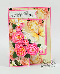 Daffodils Z Fold Birthday Card