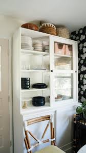 Functional Glass Cabinets In Kitchen