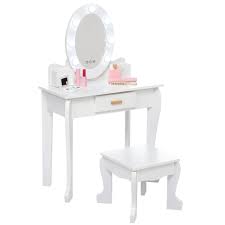 zzistar vanity table and chair set