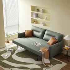 erlene 3 seater sofa bed green grey