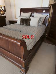 thomasville sleigh bed at the missing piece