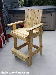 Bar Height Adirondack Chair Diy