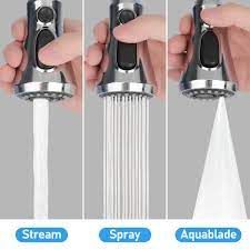 spray head pull down kitchen faucet