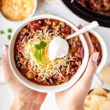 venison chili crock pot recipe slow