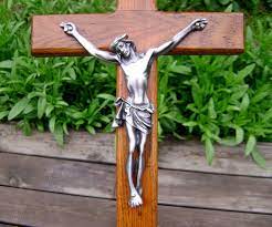 Metal Inri Decor Wall Cross Crucifix