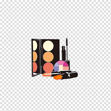 makeup palette and lipsticks