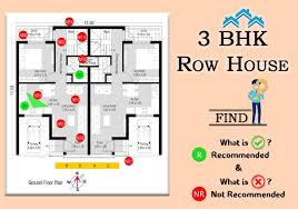 Plan Ysis Of 3 Bhk Row House 135