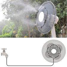 outdoor misting fan cooler water