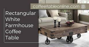 Farmhouse Rectangular Coffee Table With
