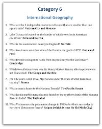Aug 18, 2021 · so, we've listed down the 100 most amazing trivia questions to add to your quiz from the top 10 most popular quiz categories. Geography Questions And Answers Slide Share