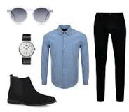 what-can-i-wear-with-a-light-blue-denim-shirt
