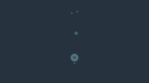 Make Glowing Bubbles Move Horizontally Around Smoothly