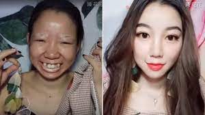 makeup or fake chinese woman s